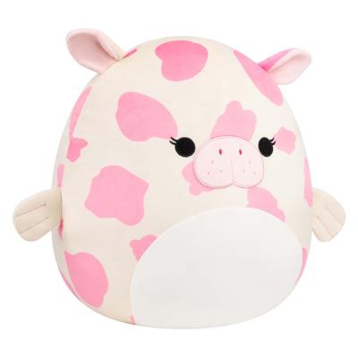 Jazwares Squishmallows knuffel pluche - mondy the pink spotted white sea cow - 40cm