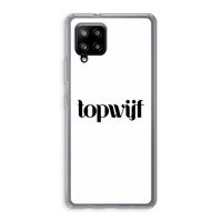 Topwijf Wit: Samsung Galaxy A42 5G Transparant Hoesje