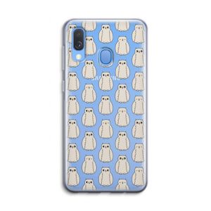 Uilen: Samsung Galaxy A40 Transparant Hoesje