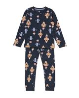 HEMA Kinderpyjama raket donkerblauw (donkerblauw)