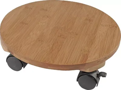 Nature Planttrolley bamboe h7.5xd30cm