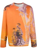 Valentino Garavani sweat City imprimé - Orange