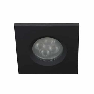 Camilla LED spot GU10 4Watt vierkant ZWART IP65 dimbaar