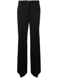 P.A.R.O.S.H. pantalon de tailleur à plis marqués - Noir