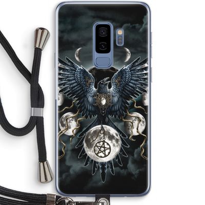 Sinister Wings: Samsung Galaxy S9 Plus Transparant Hoesje met koord