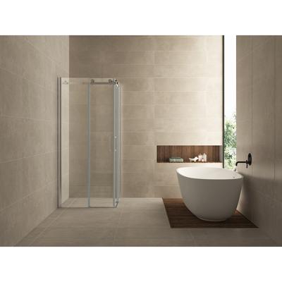 Wiesbaden Entra Hoekinstap Douchecabine met 2 Schuifdeuren - 900x900x2000x8mm - NANO - Helder Glas/Chroom