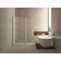 Wiesbaden Entra Hoekinstap Douchecabine met 2 Schuifdeuren - 900x900x2000x8mm - NANO - Helder Glas/Chroom