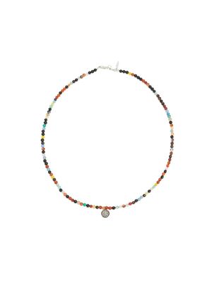 Catherine Michiels collier ras du cou en perles - Argent