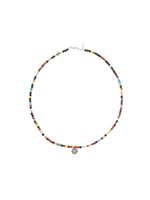 Catherine Michiels collier ras du cou en perles - Argent