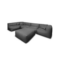 Feel Furniture - Binnen en Buiten bank - Odin - 5 Persoonsbank - Grij…