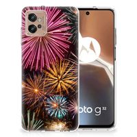 Motorola Moto G32 Silicone Back Cover Vuurwerk - thumbnail