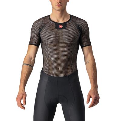 Castelli Core mesh 3 korte mouw ondershirt zwart heren