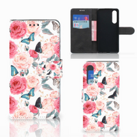 Huawei P30 Hoesje Butterfly Roses