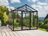 Vitavia Tuinkas Zeus (3 mm gehard veiligheidsglas, Zwart, ca. 13,8 qm)