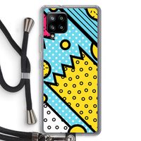 Pop Art #1: Samsung Galaxy A42 5G Transparant Hoesje met koord