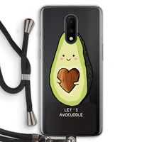 Avocuddle: OnePlus 7 Transparant Hoesje met koord