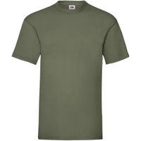 5-Pack Maat 2XL - Olijf groene t-shirts ronde hals 165 gr valueweight voor heren - thumbnail