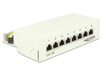 DeLOCK Desktop Patch Panel 8 Port Cat.6A patchpaneel