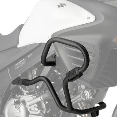 GIVI Valbeugel, Valbeugels voor de moto, TN532 Zwart gepoedercoat staal onderzijde