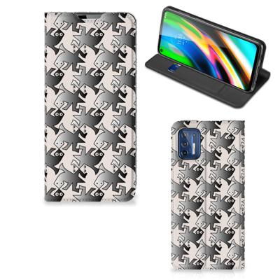 Motorola Moto G9 Plus | Hoesje maken | Salamander Grey