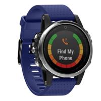 Snelle verwijderbare siliconen polsband voor fenix 5S 20mm (donkerblauw)