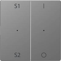 Merten MEG5228-6036 Wisselschakelaar Afdekking System Design RVS 1 stuk(s)