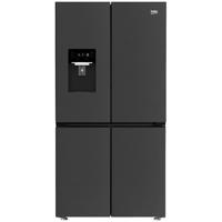 Beko GN1426240ZDXBRN Amerikaanse koelkast Zwart