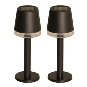 Luxform - 2x Solar Tafellamp - Cala d'Or - LED - Werkend op zonne-energie - Set van 2 stuks