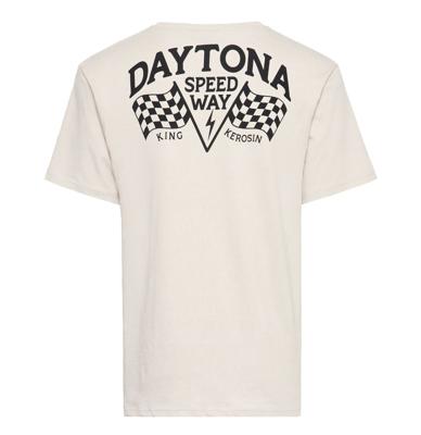 King Kerosin Daytona Speedway T-shirt Off White-3XL