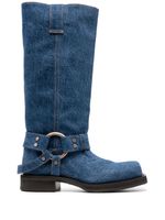 Acne Studios bottes en jean 30 mm - Bleu - thumbnail