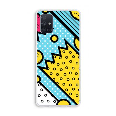Pop Art #1: Galaxy A71 Transparant Hoesje