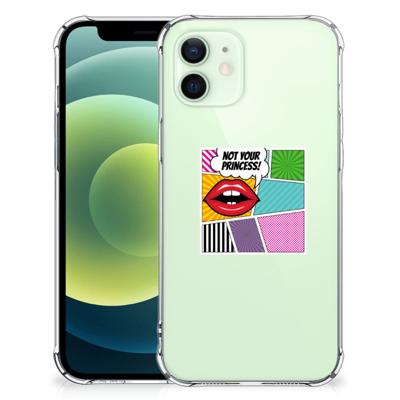 iPhone 12 Mini Anti Shock Bumper Case Popart Princess iPhone 12 Mini Anti Shock Bumper Case Popart Princess