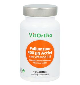 Foliumzuur 400 mcg met vitamine B12