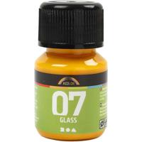 Creativ Company permanente glasverf geel, 30ml