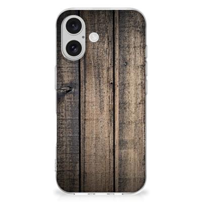iPhone 16 plus | Bumper Hoesje | Steigerhout