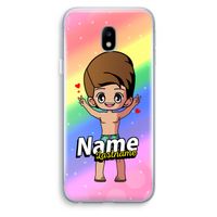 Chibi Maker man: Samsung Galaxy J3 (2017) Transparant Hoesje