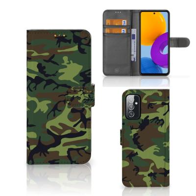Samsung Galaxy M52 | Telefoon Hoesje | Army Dark