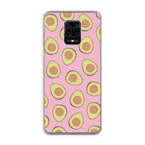 Dancing avocados: Xiaomi Redmi Note 9 Pro Transparant Hoesje