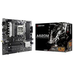 BioStar A620MP-E Pro Moederbord Socket AMD AM5 Vormfactor Micro-ATX Moederbord chipset AMD® A620