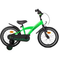 AMIGO Jongensfiets Thunder 16 Inch 23,5 cm Jongens Terugtraprem Neon Groen/Zwart