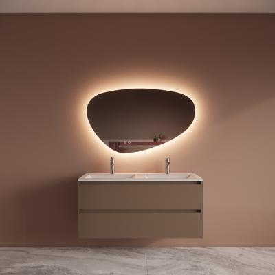 Badmeubelset BWS Riga Met Asia Wastafel Wit 120 cm Latte Boss & Wessing