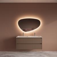 Badmeubelset BWS Riga Met Asia Wastafel Wit 120 cm Latte Boss & Wessing