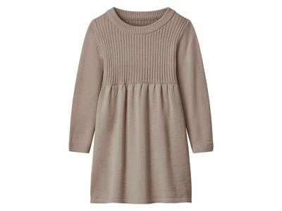 lupilu Gebreide kinderjurk (Beige, 110/116)