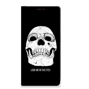 Mobiel BookCase Xiaomi Redmi Note 12 Pro Plus Skull Eyes