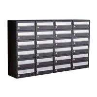 Allux Hive Set 4-Breed, 6-Hoog Zwart - 40030070_4x6