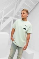 Malelions Nylon Pocket T-Shirt Heren Lichtgroen - Maat XS - Kleur: Lichtgroen | Soccerfanshop