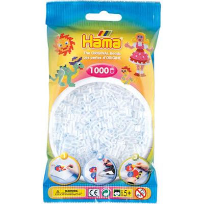 Hama strijkkralen 1000 stuks doorzichtig