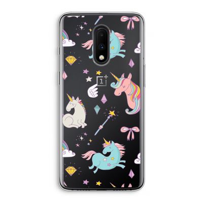 Fantasiewereld: OnePlus 7 Transparant Hoesje