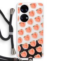 Just peachy: Huawei P50 Transparant Hoesje met koord
