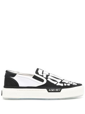 AMIRI baskets Skel à design à enfiler - Blanc